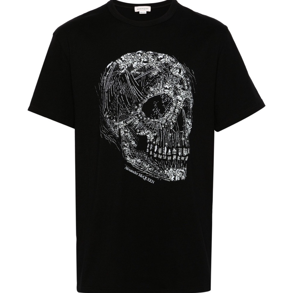 Alexander McQueen Black Skull T-Shirt
